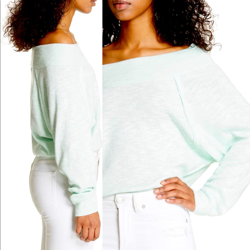 Free People Palisades Off the Shoulder Shirt
